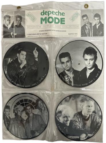 depeche MODE インタビュー・ピクチャーディスク 限定版 Depeche Mode Interview Picture Disc Set UK 7